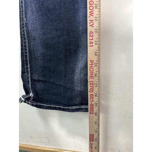 Maurices Jeans‎ Straight Leg Mid Rise Stretch Women's Size 5/6 Thick Stitch - Picture 6 of 15